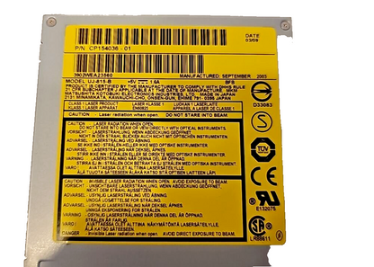 Panasonic Matsushita UJ-815-B Burner Optical Drive Disk DVD-RW DVD-RAM Original