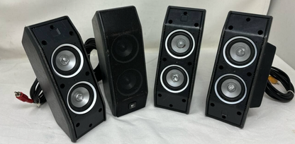 Set of 4 Front Satellite Computer Speakers Replacement For Logitech X-540 READ