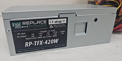 Power Supply TFX Low Ripple and Noise 420W for PC Computer Upgrade Parts