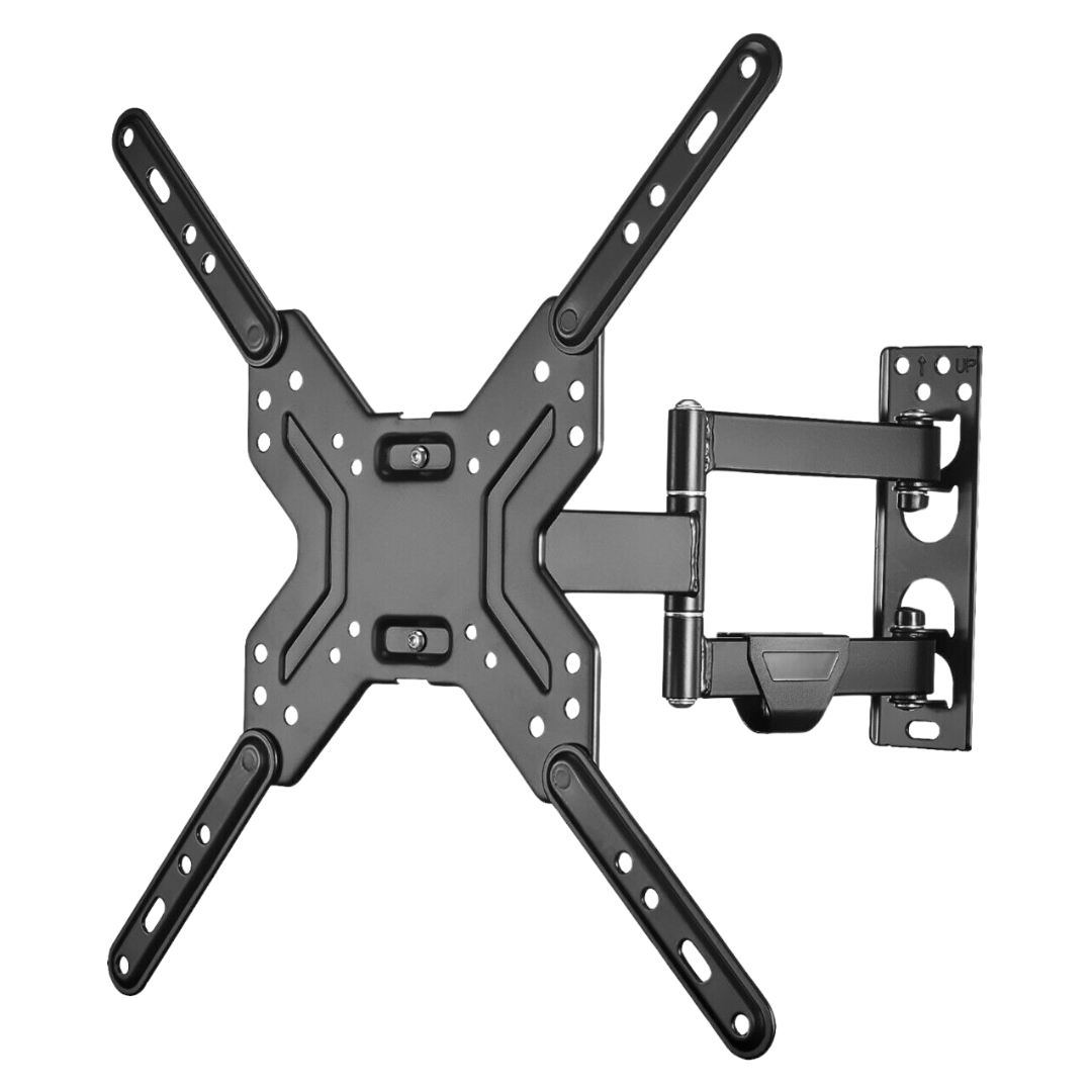 Best Buy Essentials Full Motion TV Wall Mount for 19" 50" Adjustable Tilt Black