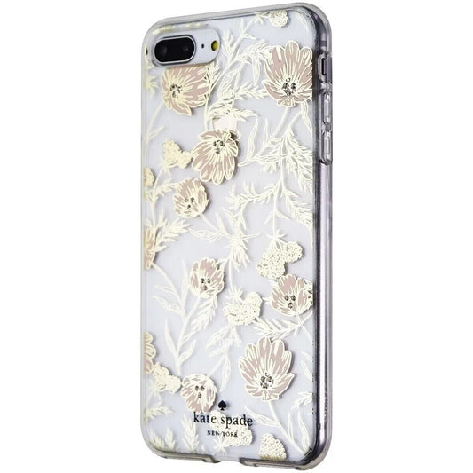 Kate Spade Hardshell Floral Clear Case for iPhone 6 6s 7 8 Plus Protective Cover