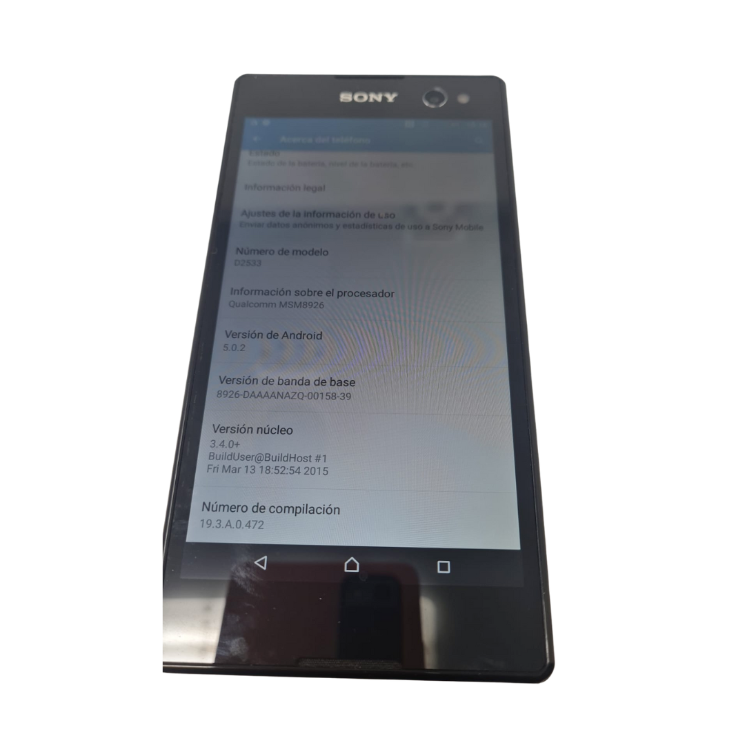 Sony Xperia C3 D2533 Single Sim Locked Power Up Good LCD and Charging Part