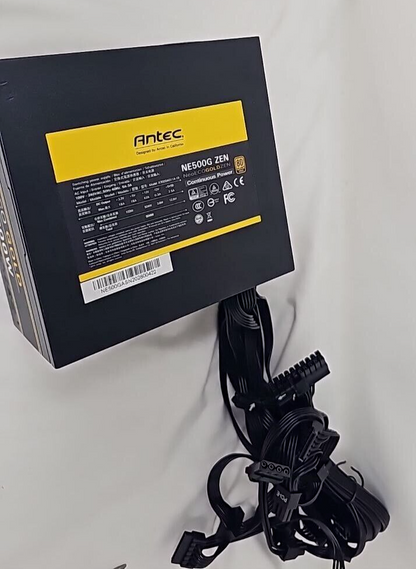 Antec NeoECO Gold Zen NE500G Power Supply Module PSU 500W 80 Plus Gold 120mm Fan