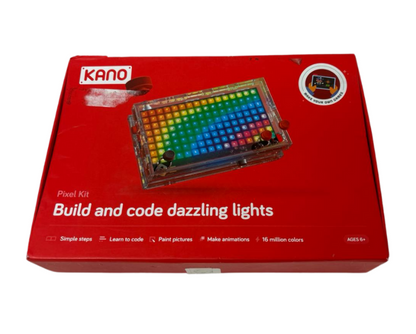 Kano 1003 Pixel Kit Learn Build Code Dazzling Lights Wireless Lightboard 128 LED