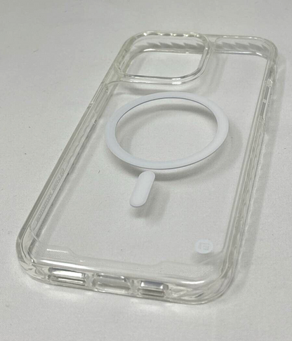 CLCKR G-Form Diamond MagSafe Case for iPhone 15 Pro Max 6.7" Clear Back Cover