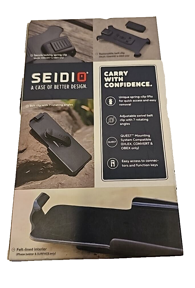 Seidio Sping Belt Clip Holster for Phone Google Pixel XL 5.5 Inches WaistBand