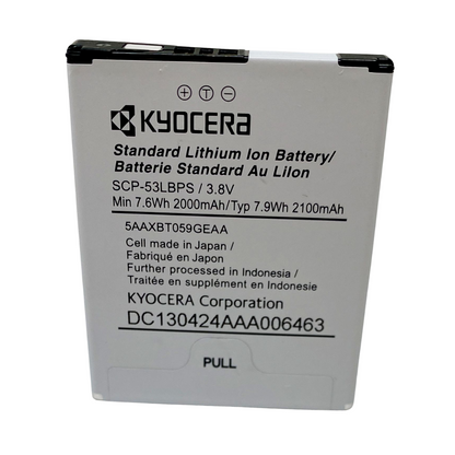 Battery SCP-53LBPS For Kyocera Hydro Elite C6750 4G LTE 2100mAh 3.8V Original