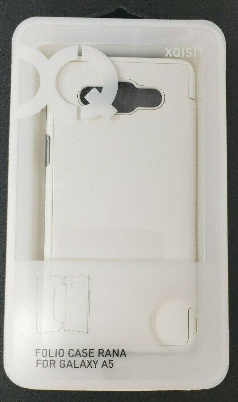 Xqisit White Folio Case Rana For Samsung Galaxy A5 Protective Book Cover OEM