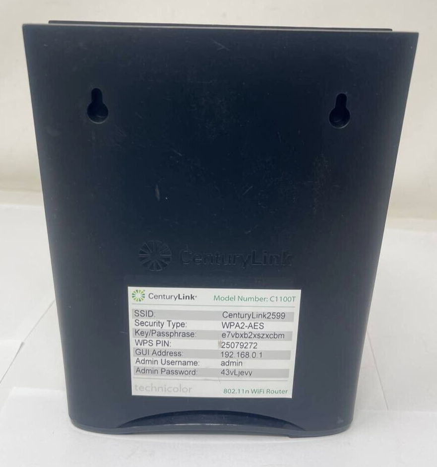 Centurylink C1100T Wireless Smart WiFi Router Internet Gigabit DSL VDSL2