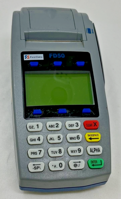 First Data FD50 Pin Pad Credit Card Terminal Payment Reader Scanner USB