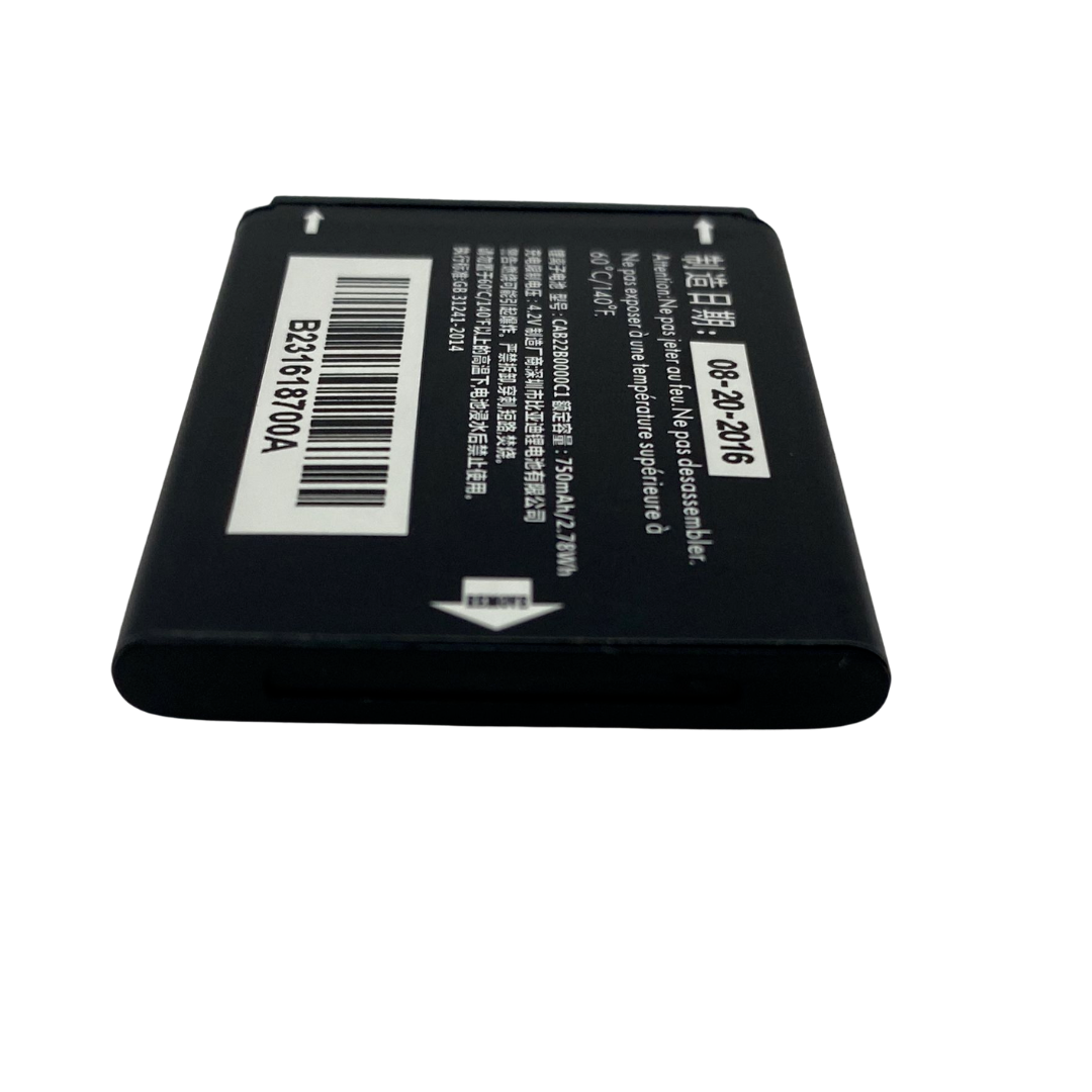 Battery CAB22B0000C1 For Alcatel 2010D OT-356 OT-665 CAB22D0000C1 750mAh 3.7V