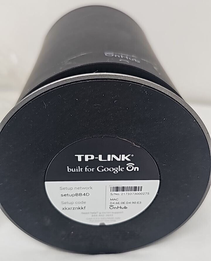 TP Link OnHub TGR1900 Wireless Router Gigabit AC1900 Internet Google On Black