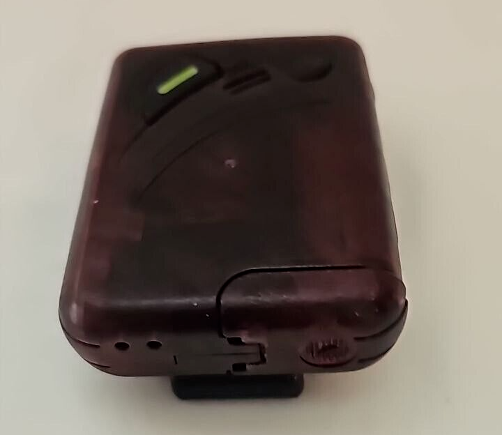 Portable Beeper Tone Pager Vibrate Small Alert Two Button Easy Use Vintag READ