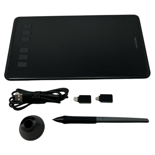 Huion Inspiroy H640P Digital Graphic Drawing Tablet Battery Free Stylus Pen