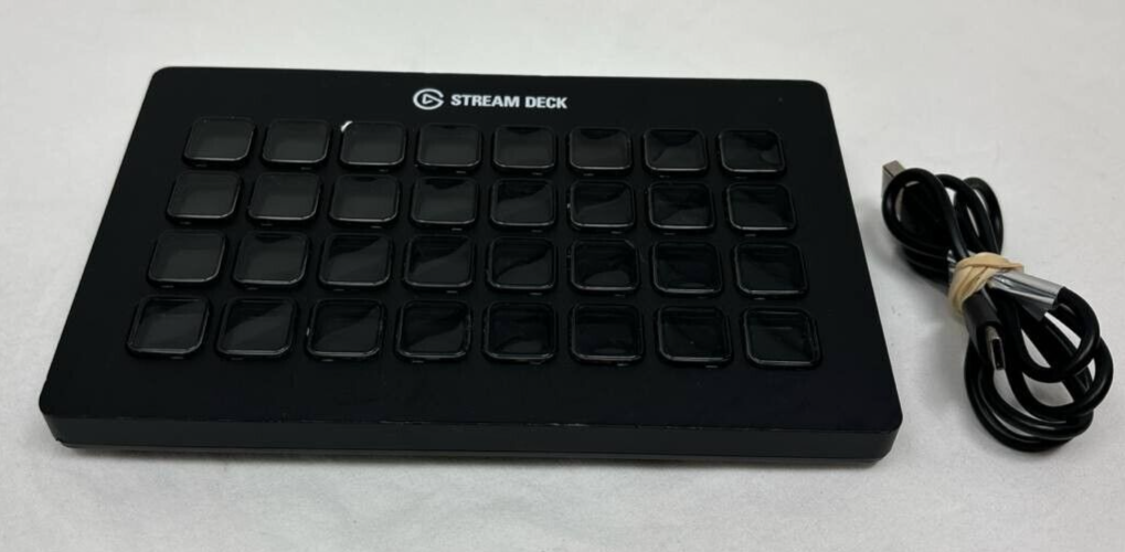 Elgato Stream Deck XL 20GAT9901 Customizable Desktop Interface For PC 32 Button