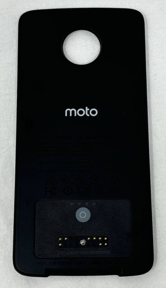 Moto Mod Power Pack Cover Motorola 2.2 mAh For Moto Z Z2 Z3 Z4 Play Black MD100B