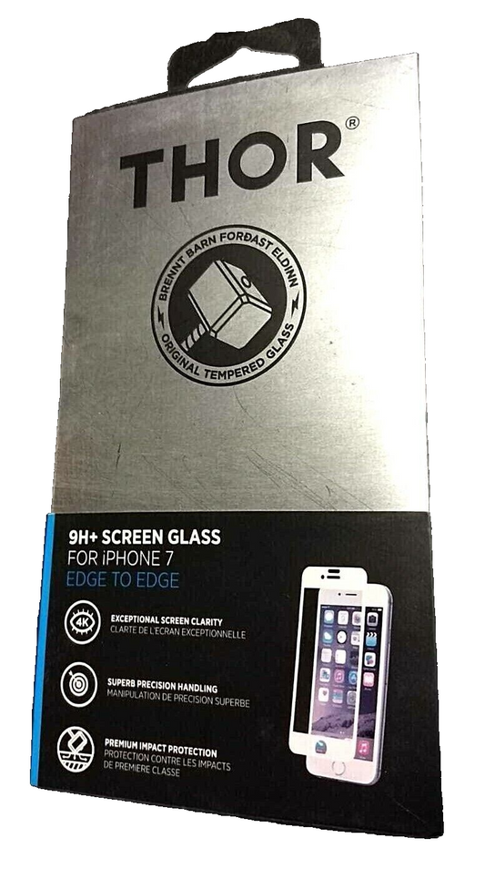 Thor Tempered Glass for Apple iPhone 7 Gen Full Screen Protector Original