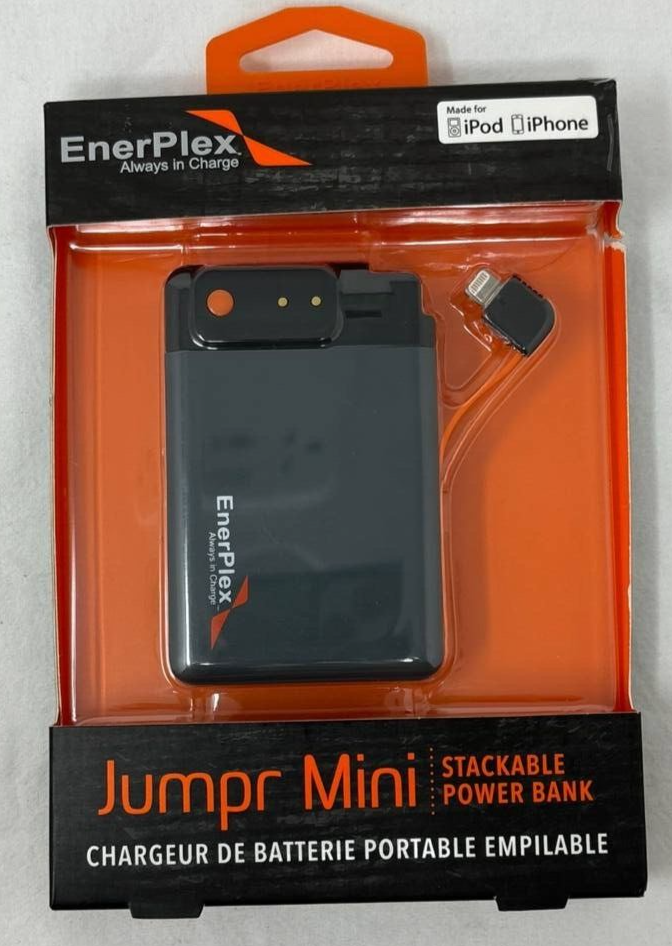 EnerPlex Jumpr Mini L 1700mAh Power Bank Portable Battery for iPhone iPad iPod