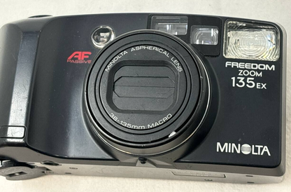 Minolta Freedom Zoom 135EX Digital Camera 35mm Point Shoot Automatic Film READ