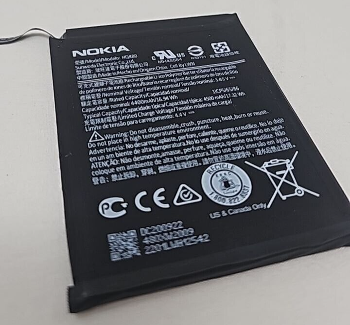 Battery Nokia HQ480 For Nokia 8.3 5G TA-1243 TA-1251 4400 mAh 3.8V Replacement