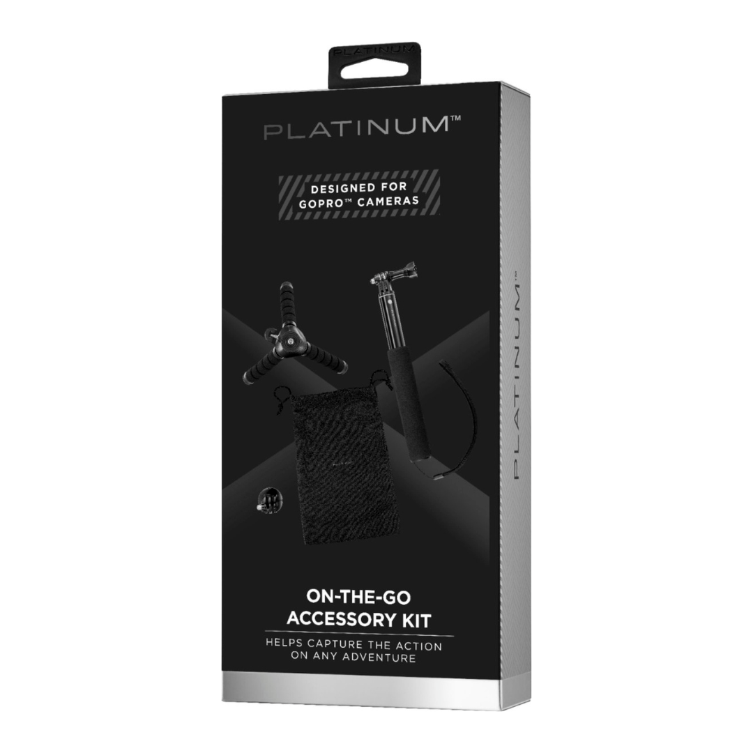 Platinum On the Go Tripod Monopod Accessory Kit for GoPro Action Cameras