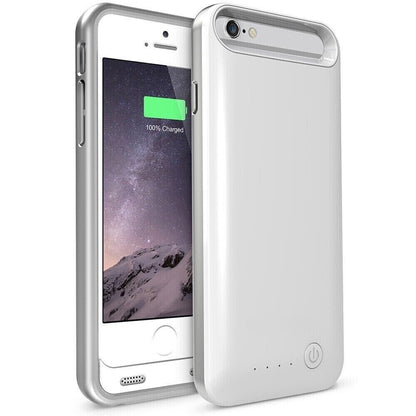 Lifeworks Legend 3100 mAh External Battery Charging Case IPhone 6 6s Silver