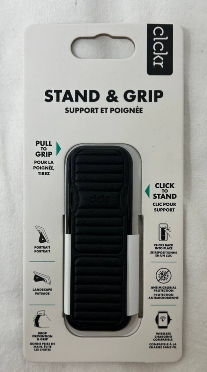 Clckr Stand and Grip Phone Holder Mount for iPhone 12 13 14 Samsung S20 S21 S22