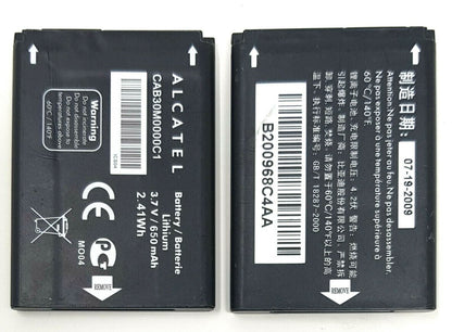 Battery CAB30M0000C1 650mAh For Alcatel OT-255 OT-600A OT-383A OT-206 OEM Phone