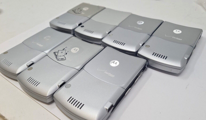 7 Lot Motorola Razr V3m Verizon Silver Used Wholesale Phone connection problems