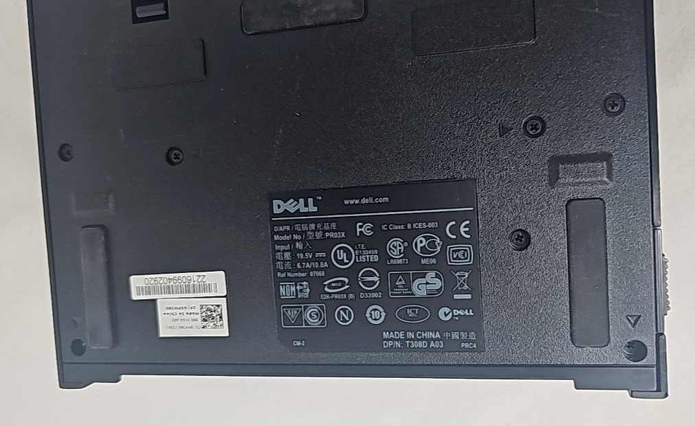 Dell PR03X E-Port II Replicator USB Docking Station For Latitude E4200 E5450