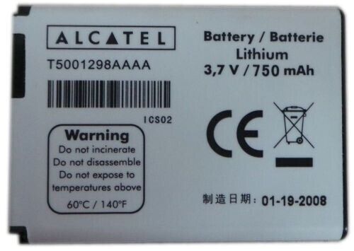 Battery T5001298AAAA For Alcatel E227 E227A V270 V270A E206 E221 E221A V570A OEM