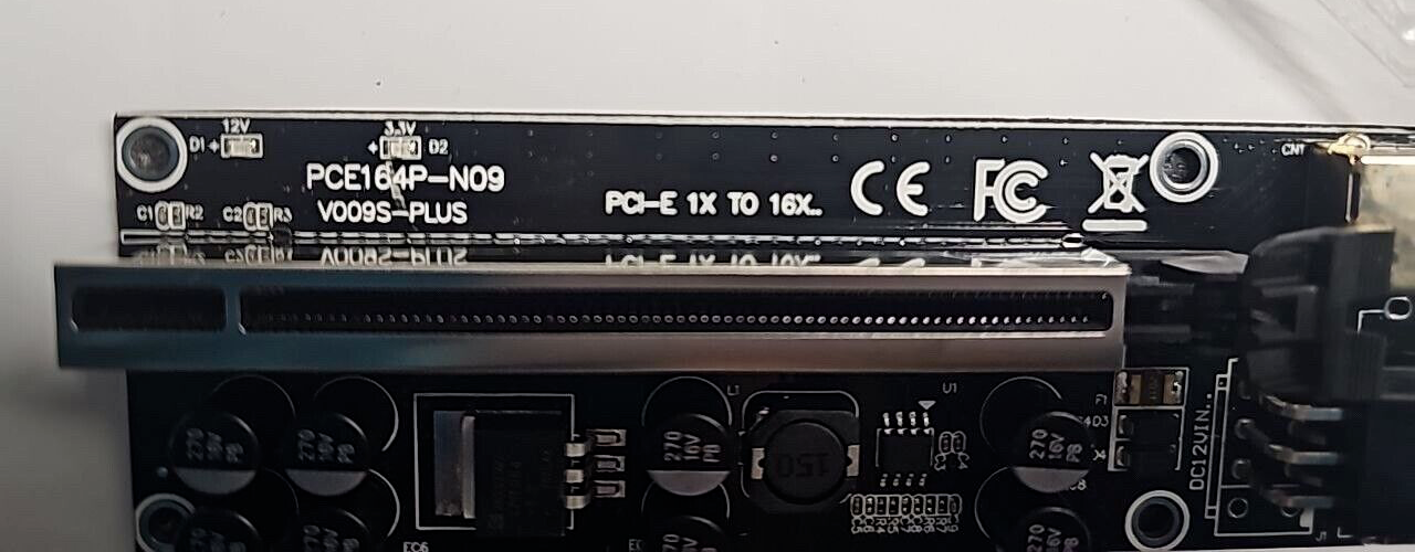 PCI-e 1x to 16x Riser Card PCE164P-N09 Graphic Extension for GPU Mining USB