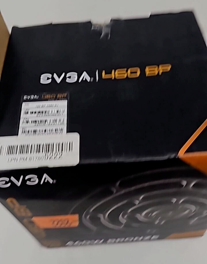 EVGA 460 BP 80+ Bronze Power Supply for Computer 24 Pin 120mm Fan Original 460W