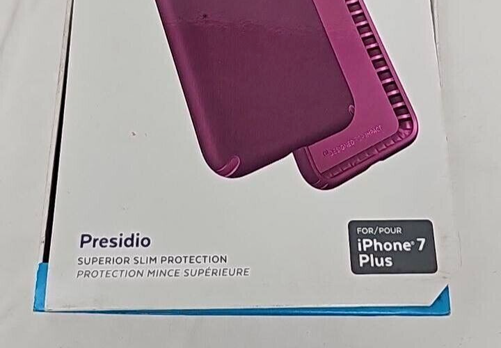 Speck Presidio Case for iPhone 6 6s 7 8 Plus Slim Protection Syrah Purple Pink