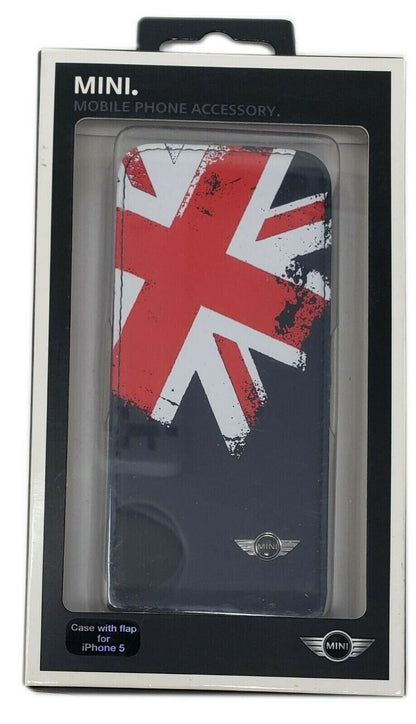 Mini Black Soft Leather Case United Kingdom UK Flag Back Cover For iPhone 5 5s