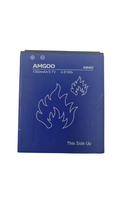 Phone Battery for Amgoo AM402 Replacement Part Original 1300mAh 3.7V