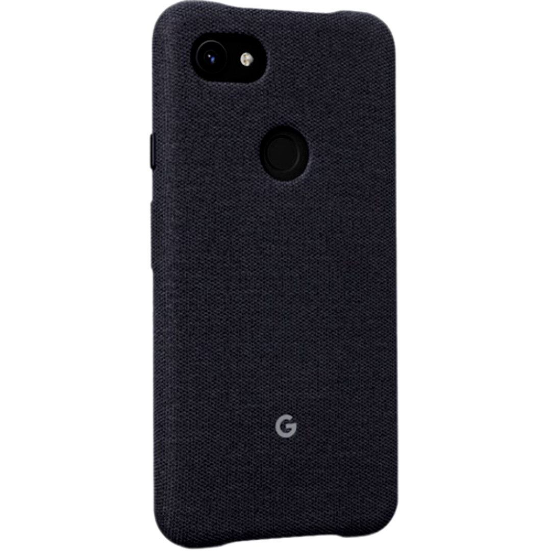 Fabric Case for Google Pixel 3a XL Protective Back Cover Carbon Black Original