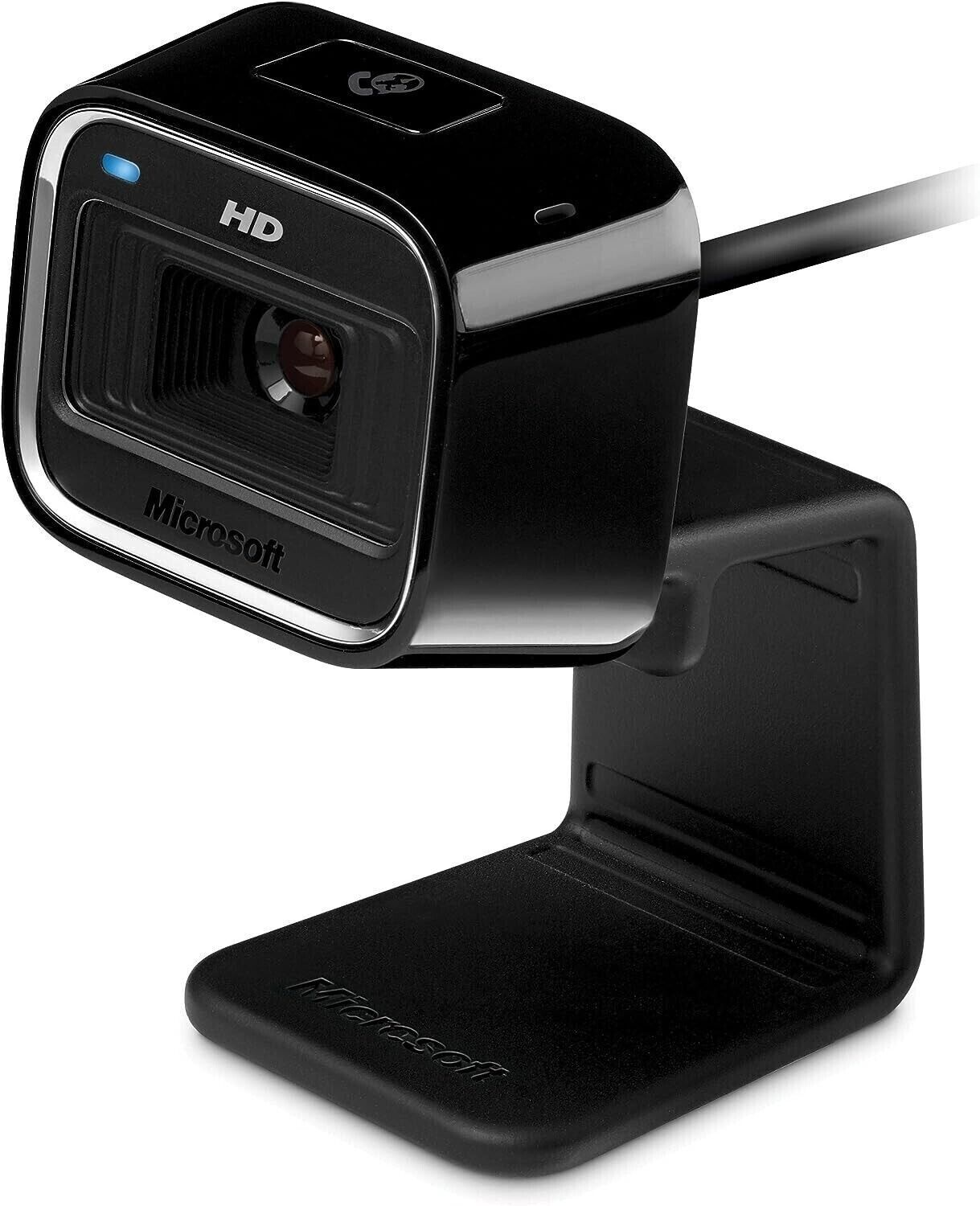 Microsoft HD-5000 1415 Life WebCam 720p Portable USB Camera Black for Computer