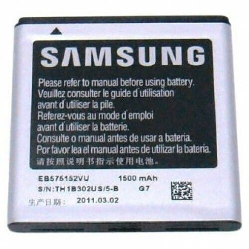 Battery EB575152VU Replacement 1500mAh 3.7V For Samsung I9000 Galaxy S Original