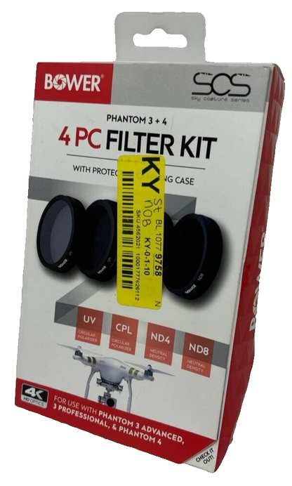 4 Pack Bower Sky Capture Series  Filter for Phantom 3 Professional & Advanced