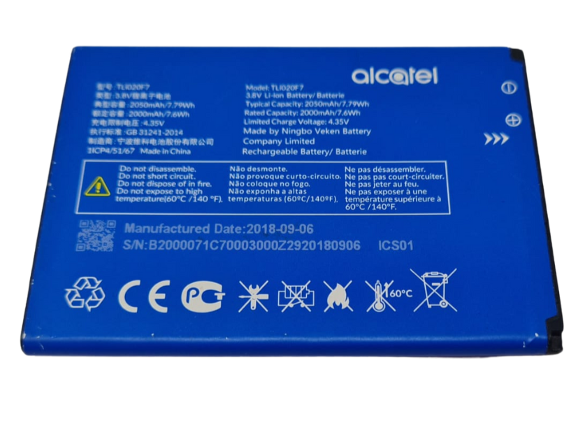 Battery TLi020F7 For Alcatel One Touch Pixi 4 Pixi 5 Tetra 4047 5044 5045 5041C