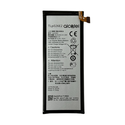 Battery TLp026E2 for Alcatel Idol 4 6055U Cricket Smartphone 10.1W 3.84V Origina