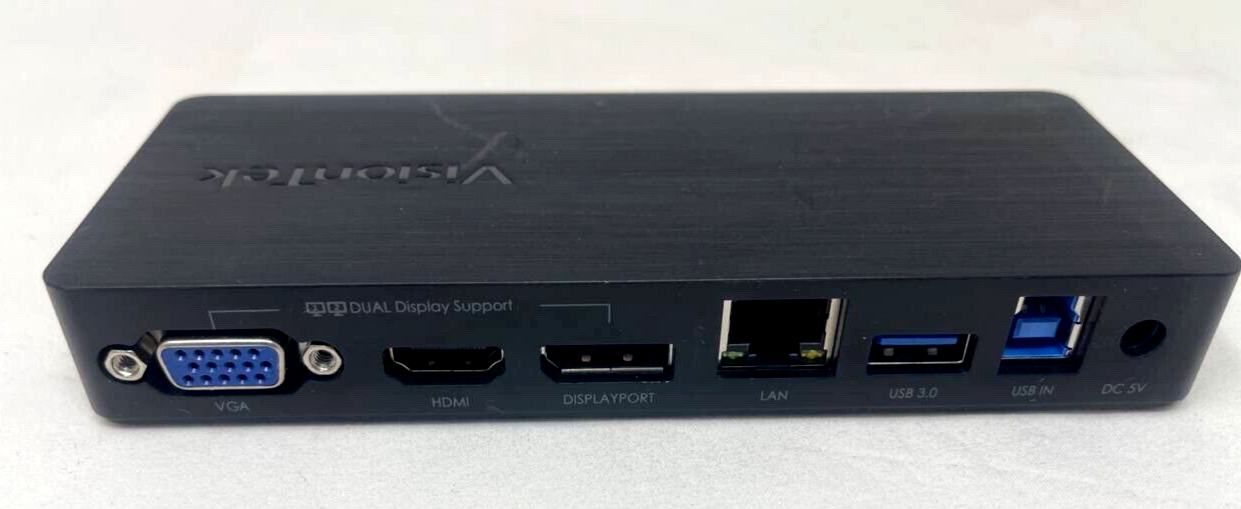 VisionTek VT1000 Dual Display Docking Station HDMI Multi Port Adapter Hub Dock