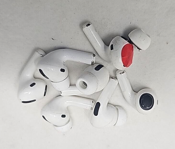 Lot 7 Apple AirPods Pro A2083 A2084 Left Right Earbud Replacement Defective READ