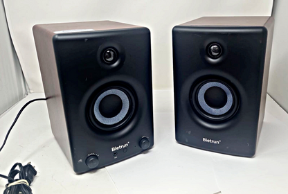 Bietrun YX01 4" Studio Monitors Pair 60W Bluetooth Stereo Speakers for PC TV