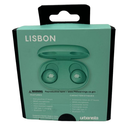 Urbanista Lisbon True Wireless Earbuds Bluetooth Small Earphones In Ear Portable