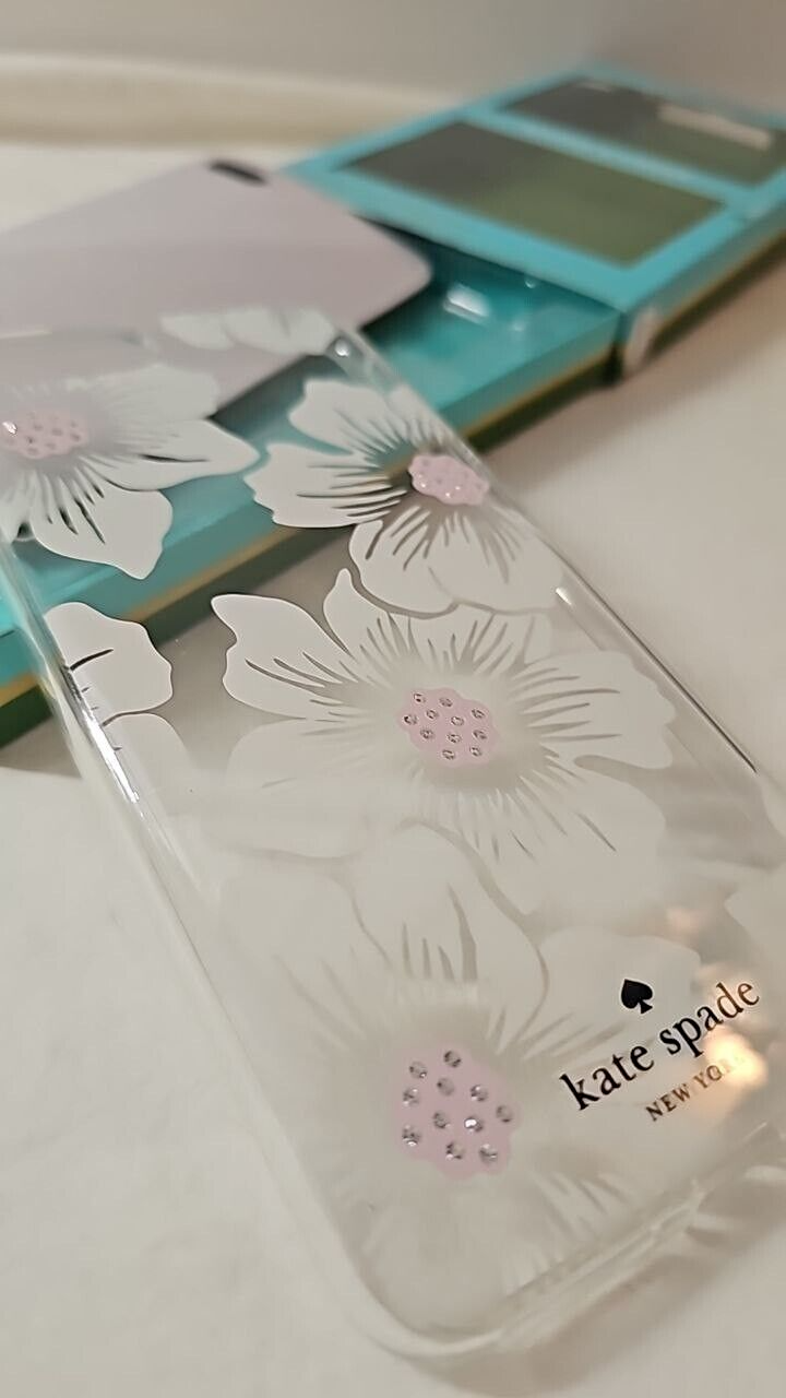 Kate Spade Protective Case for iPhone 6 6s 7 8 Plus Clear White Floral Cover