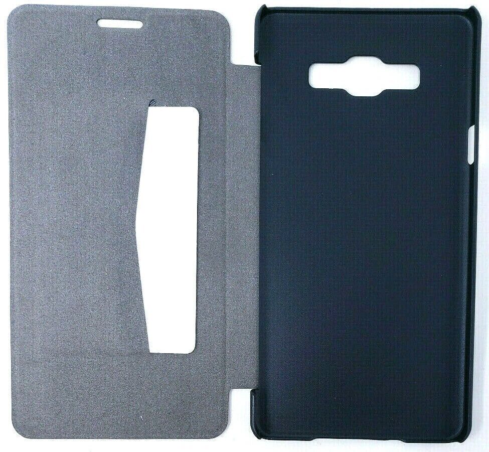 Black Xqisit Folio Rana Case For Samsung Galaxy A7 Book Cover Card Holder OEM