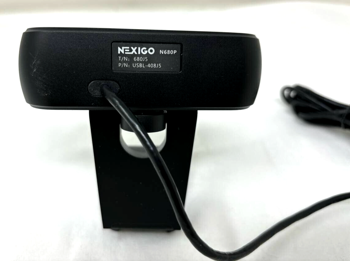 NexiGo 1080P 60FPS Webcam Streaming USB Autofocus Video Camera with Mic for PC