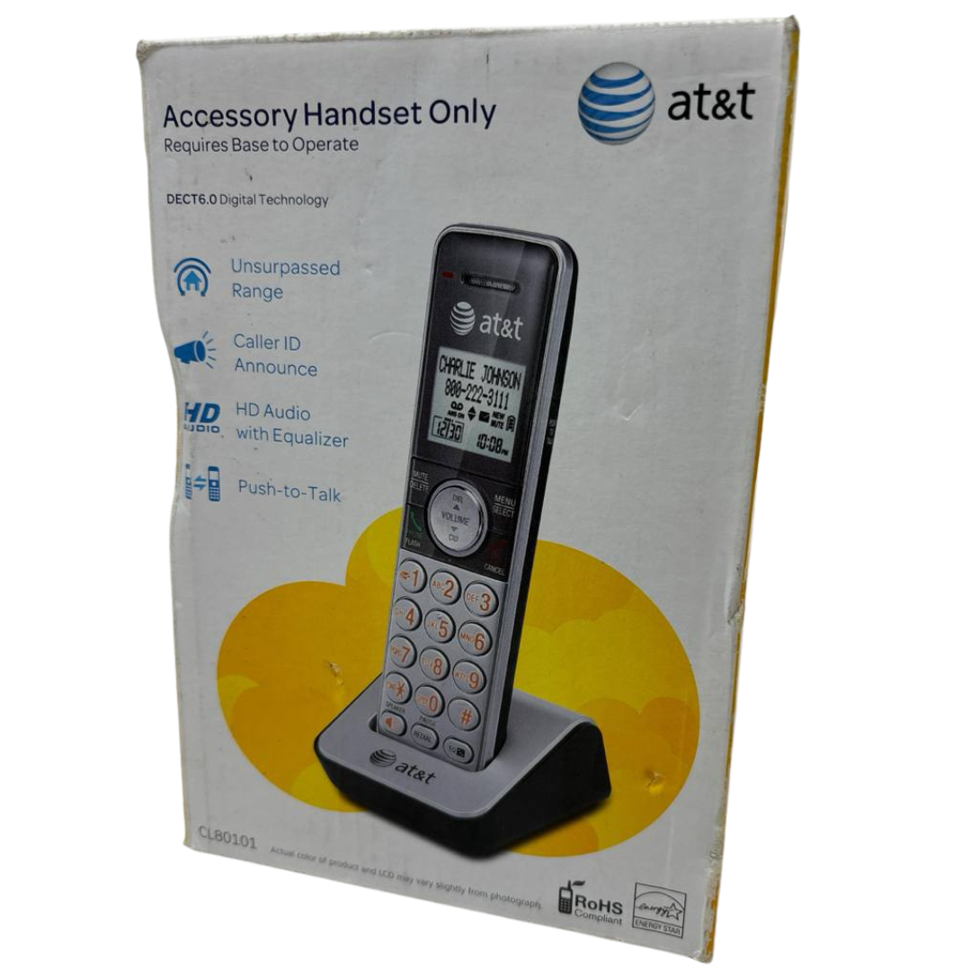 AT&T Accessory Handset CL80101 with Caller ID Call Waiting HD Audio Push to Talk